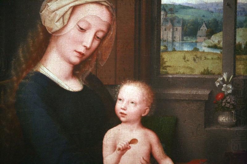 Gerard David Virgin and Child with the Milk Soup china oil painting image